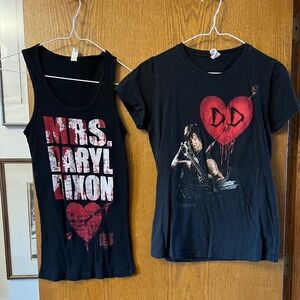 Darryl Dixon Walking Dead tank and tshirt